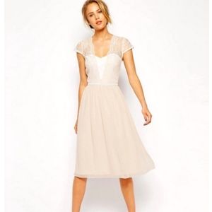 ASOS Chiffon lace bodice dress - 2